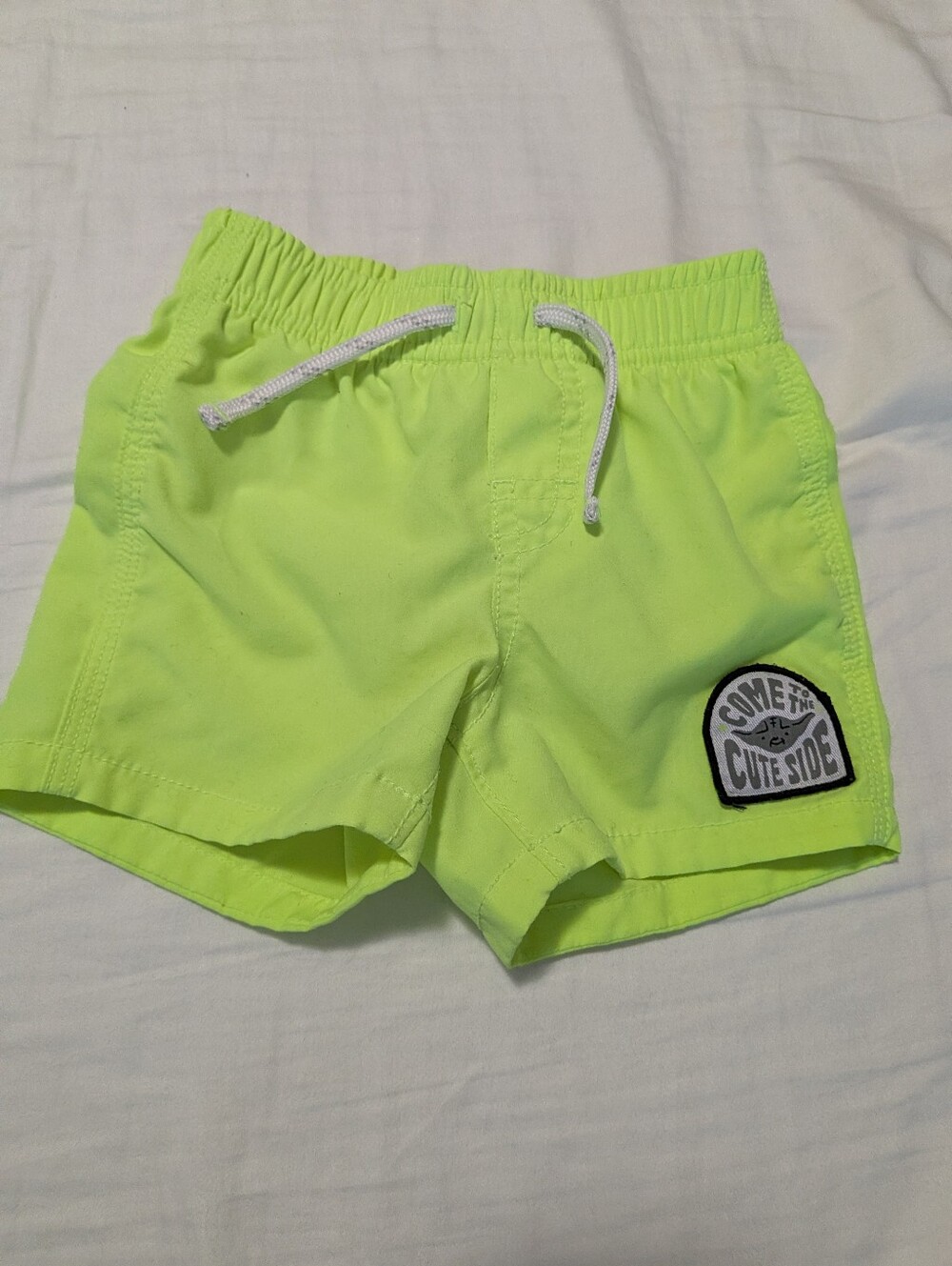 Gap Neon Star Wars Lime Kids Swim Shorts 6-12 Months